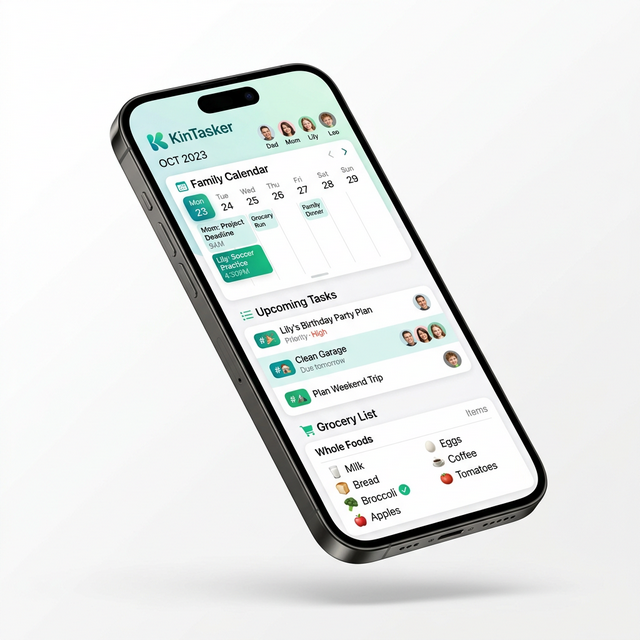 KinTasker App Preview